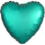 18" HX Luxe Jade - Heart