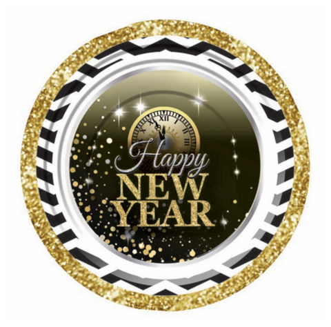 NEW YEAR’S PAPER PLATES – 7"