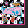 Fabulous 50's Lunch Napkins 16ct