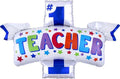 38" Number 1 Teacher Balloon #224