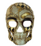 Mask - Skull full face Black/Gold