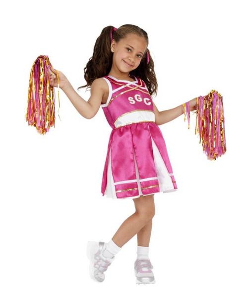 Pink Cheerleader Costume Child Small (4-6)