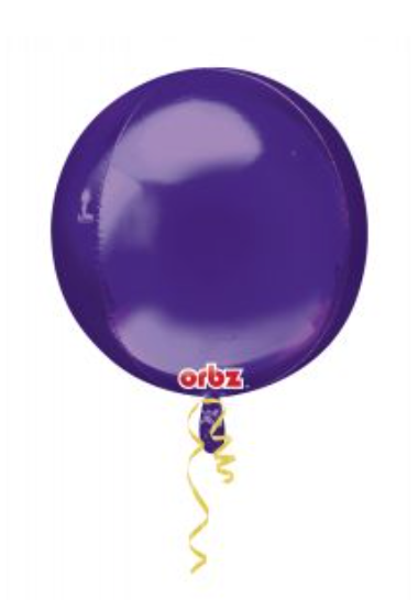 16" Purple Orbz Balloon