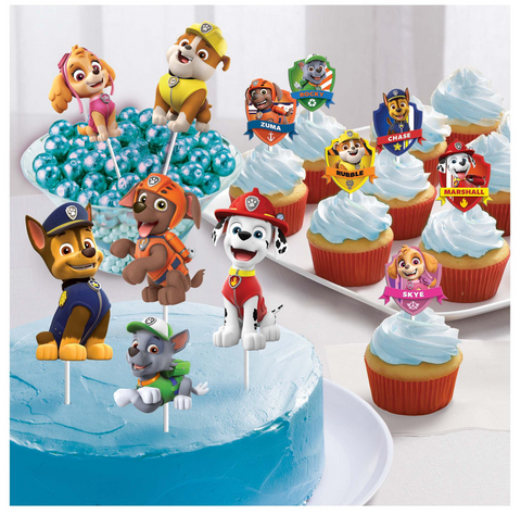 Paw Patrol™ Adventures Paper Toppers Dessert Decorating Kit