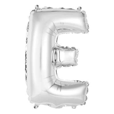 14" Foil Silver Letter Balloons Air-Filled