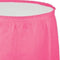 Candy Pink Plastic Table Skirt 29in x 14ft