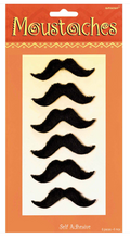 Moustaches Fiesta 6PCS