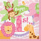 Pink Safari 1st Birthday Beverage Napkins 24ct