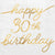 Golden Age 30th Birthday Beverage Napkins 16ct