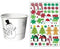 Christmas Treat Cups w-Stickers 6ct