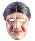 Adult Mask - Old Lady - Beige