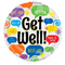 18" Get Well Thoughts Balloon #420