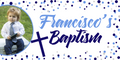 Shades of Blue Baptism Custom Banner