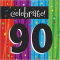 Milestone Celeb 90th Lunch Napkins 16ct