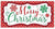 Merry Christmas Horizontal Banner 65in x 33in