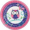 Owl Pal Bday 9in Plates