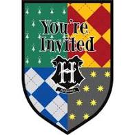 Harry Potter Invitations, 8ct