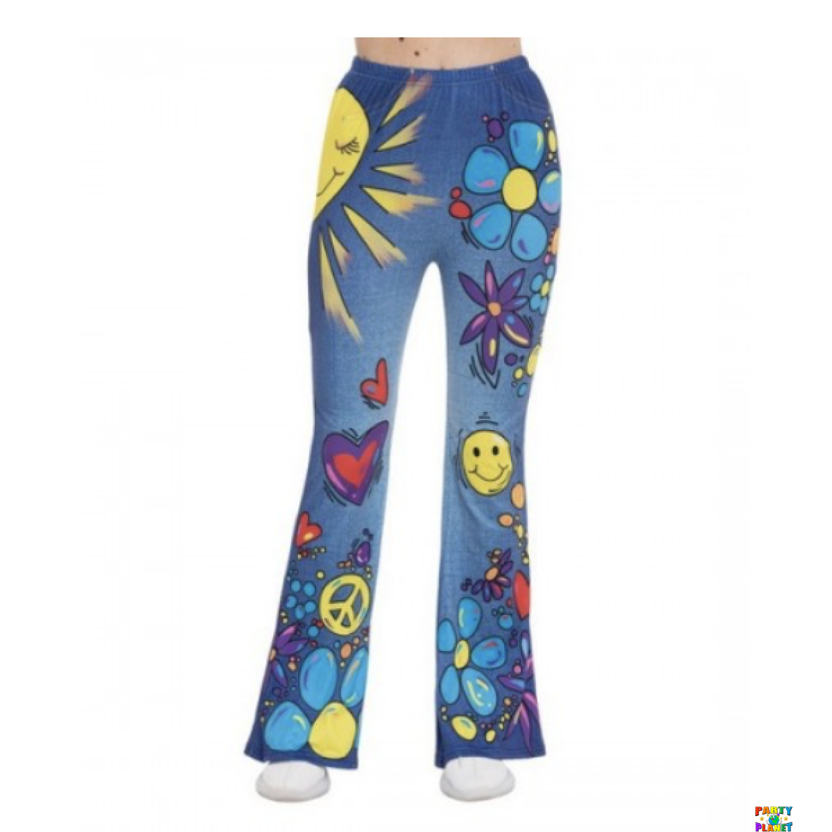 70'S RETRO HIPPIE BELL BOTTOM PANTS - OS - Image 1