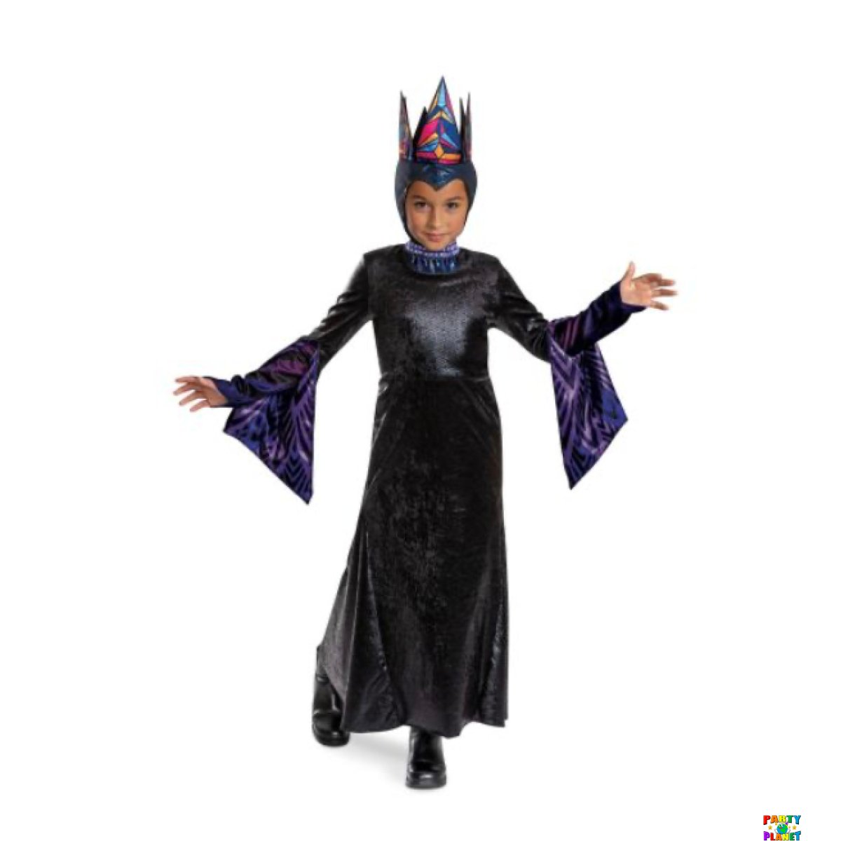 EVIL QUEEN LIVE ACTION DELUXE CHILD COSTUME L 10  TO 12 - Image 1