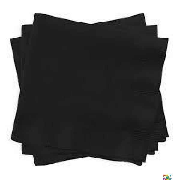 Black Velvet 3ply Beverage Napkin 50ct.