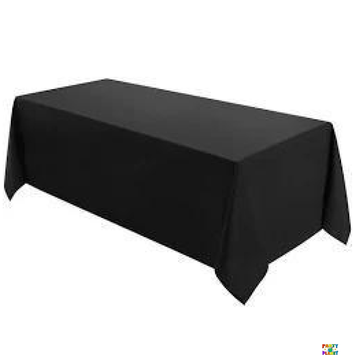 Black Velvet Tissue-Poly Table cover 54"x108" - Image 1