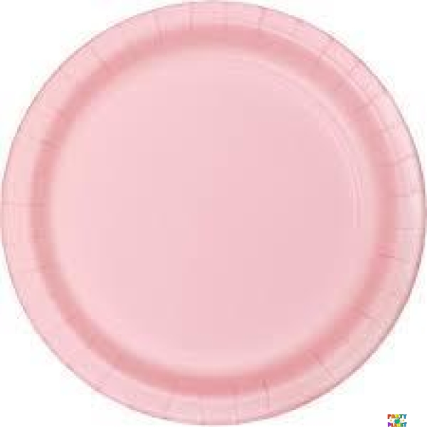 Classic Pink 9" Paper Plates 24ct