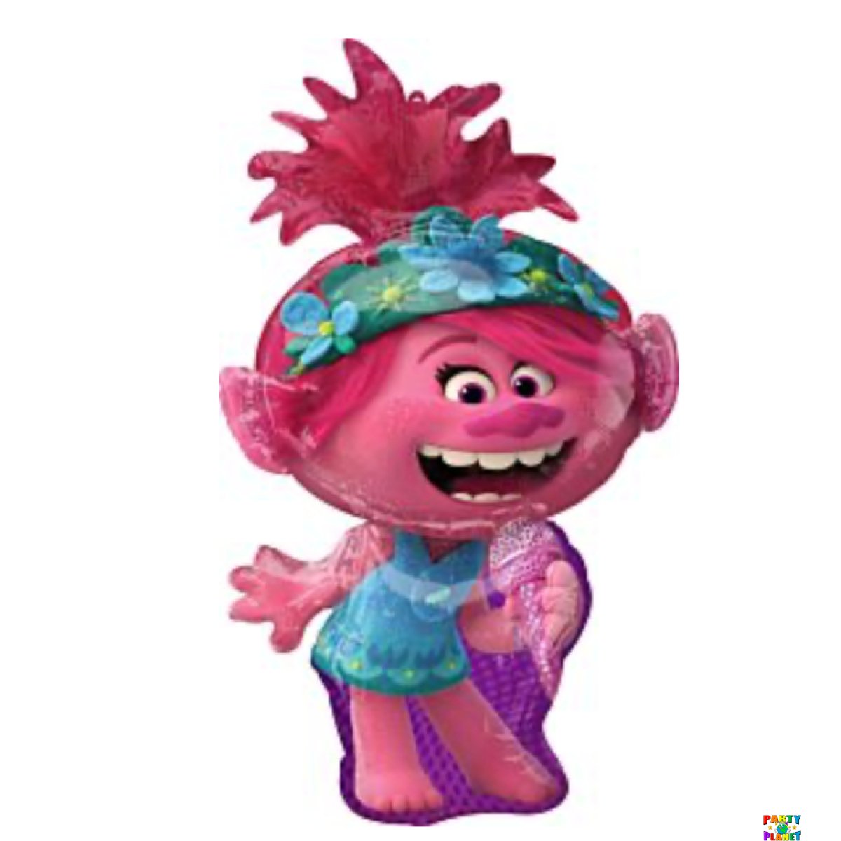 37" Trolls World Tour Poppy Balloon Shape #3 - Image 1