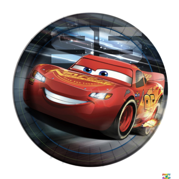 Disney Cars 3 Movie Round 9" Dinner Plates 8ct