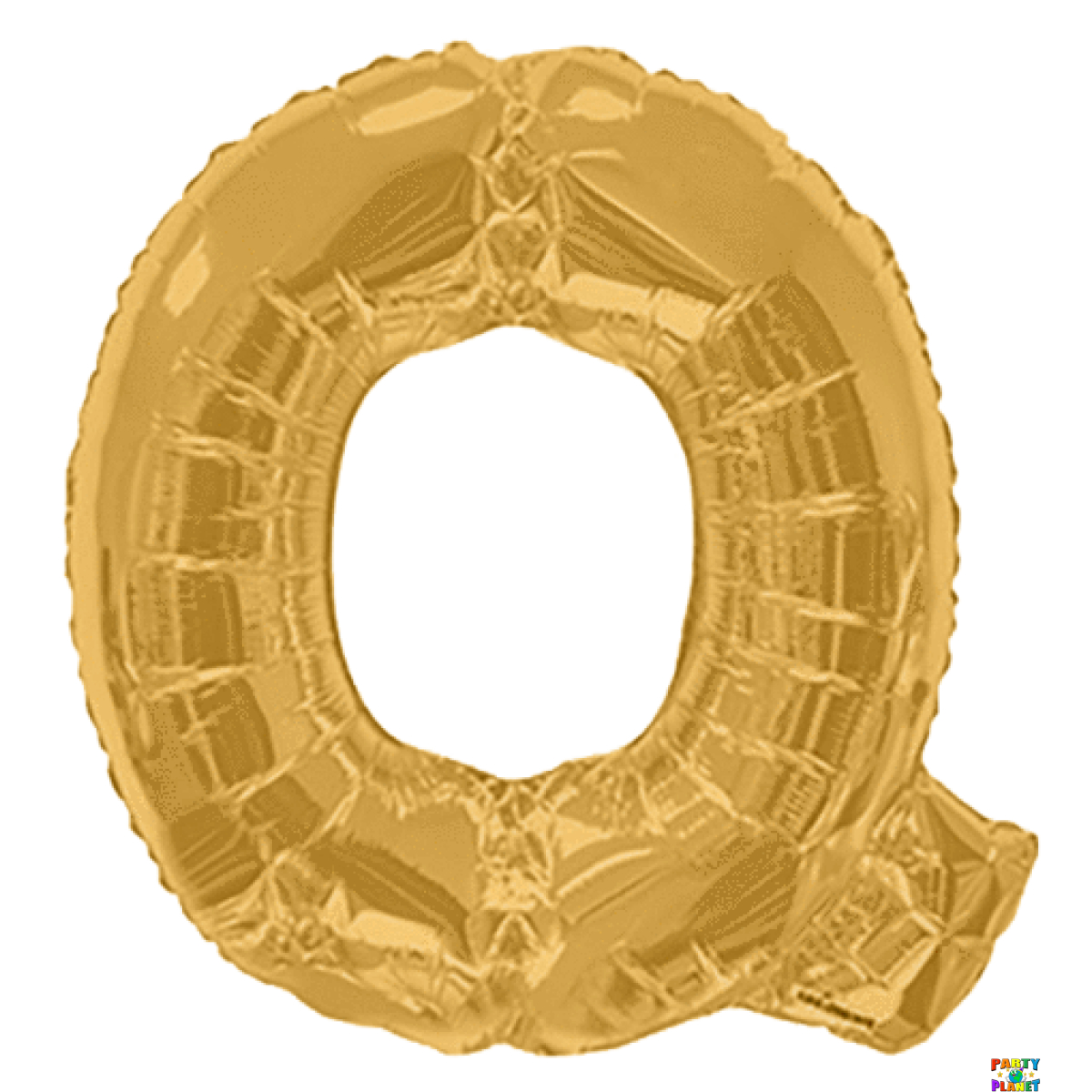 34"  Gold Letter Q Balloon - Image 1