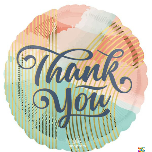 17" Thank You Pastel Clouds #380