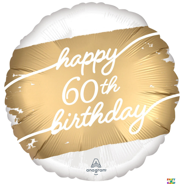 18" Golden Age 60 Balloon