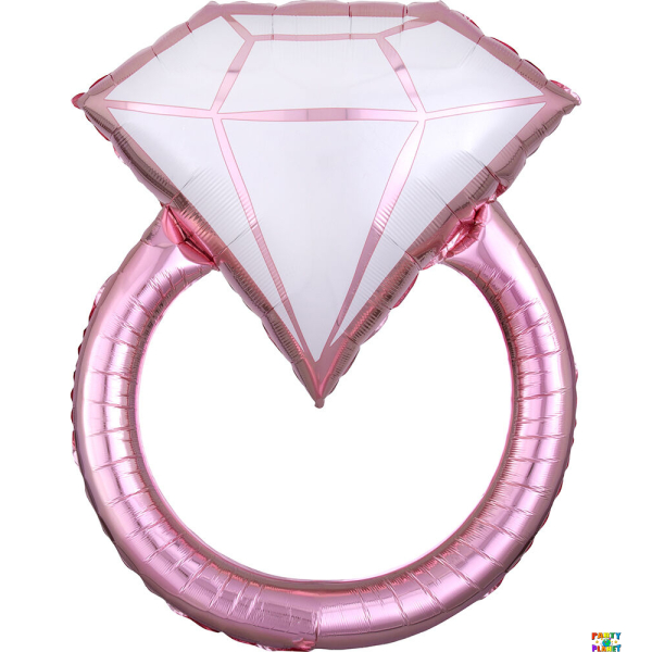 24" Blush Ring Balloon Pkg