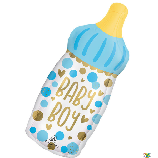 31" Baby Boy Bottle Shape Balloon Pkg.