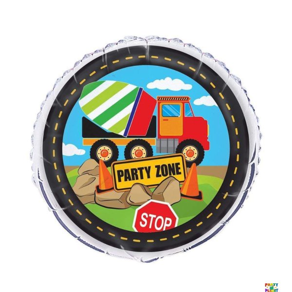 18'' Construction Party Balloon