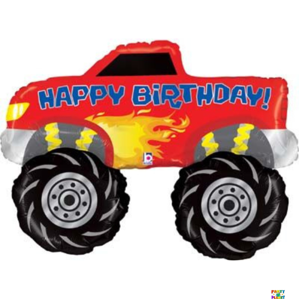 40" Monster Truck Bday Balloon #278