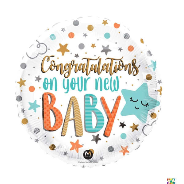 17" Welcome Baby Balloon pkg.