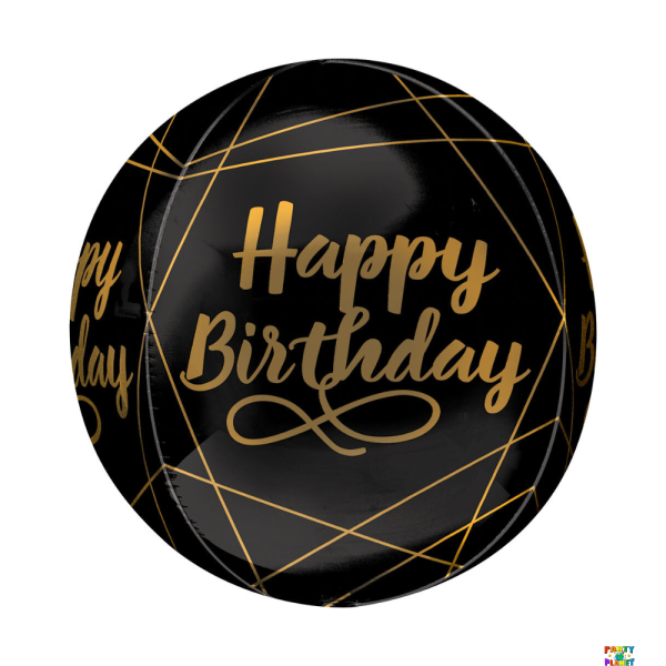 16" Elegant Birthday Orbz