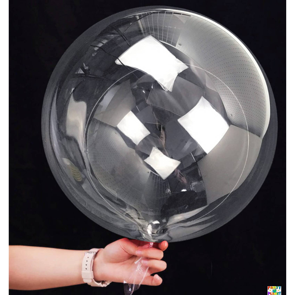 20" Deco Bubble Clear Balloon