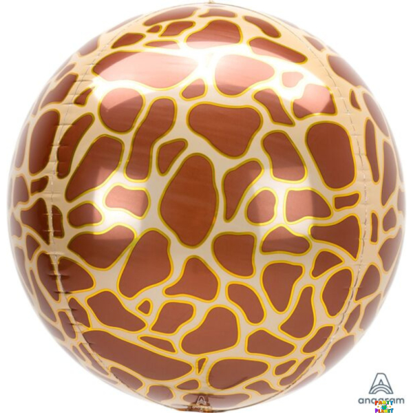 16" Giraffe Orbz Balloon