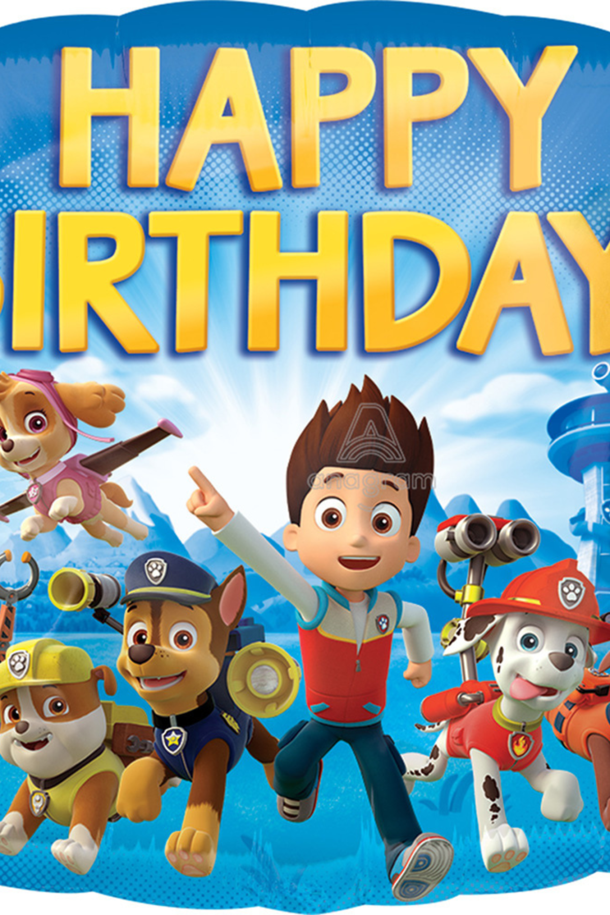 18" Paw Patrol Bday HX Balloon #21