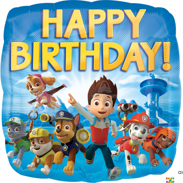 18" Paw Patrol Bday HX Balloon #21