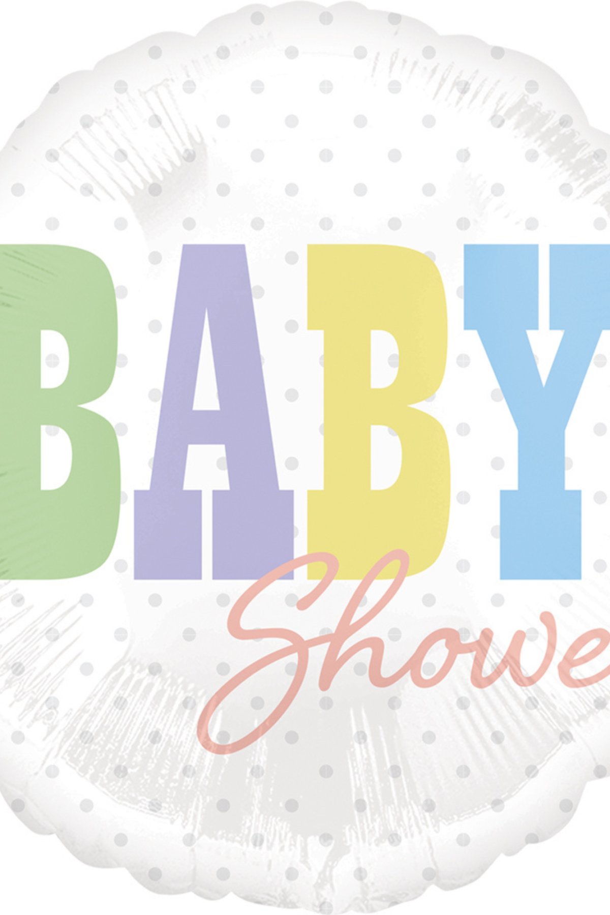 18" Baby Shower Pastel 2 Sided Balloon #232