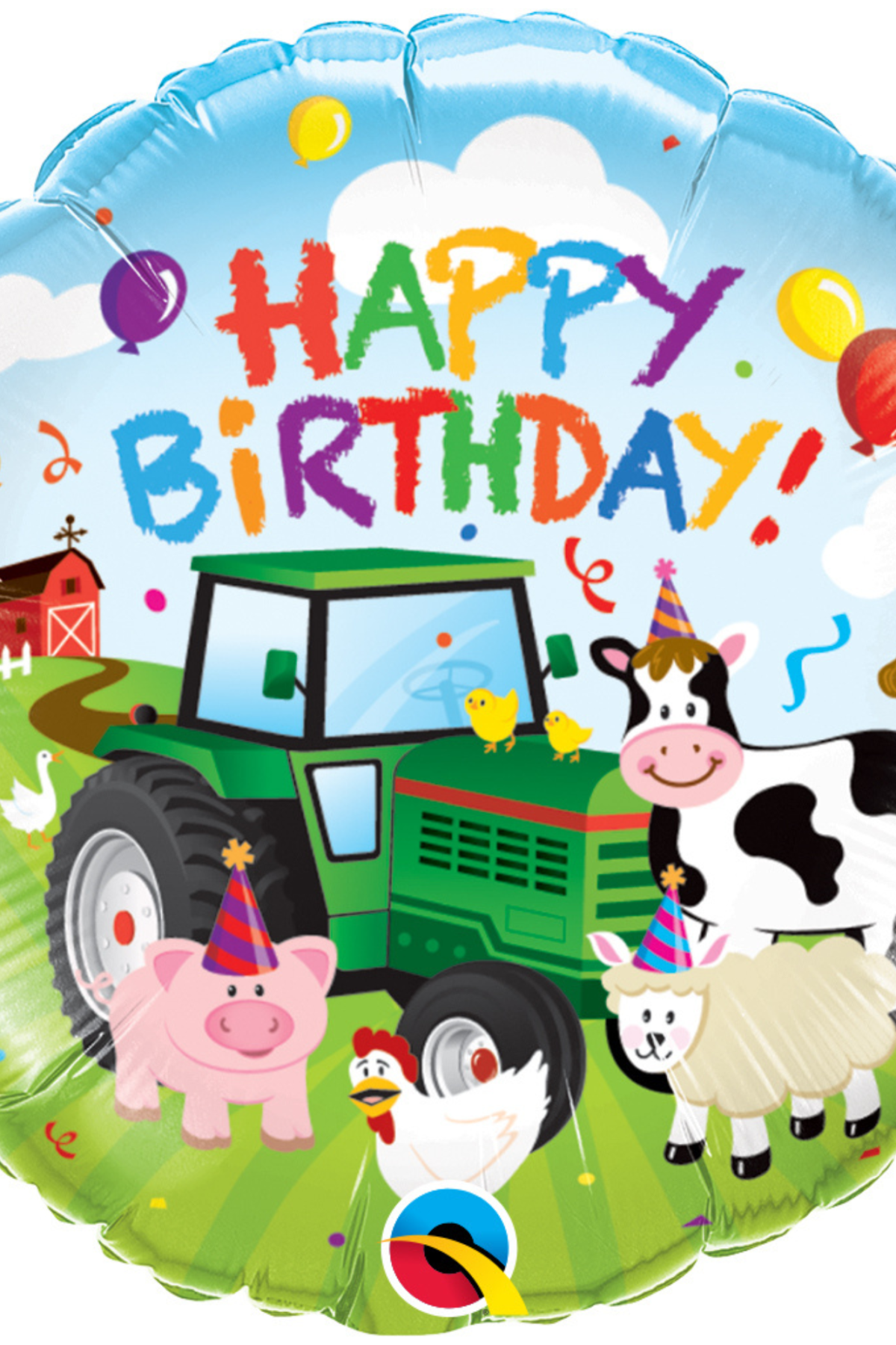 18" Birthday Barnyard Balloon #298
