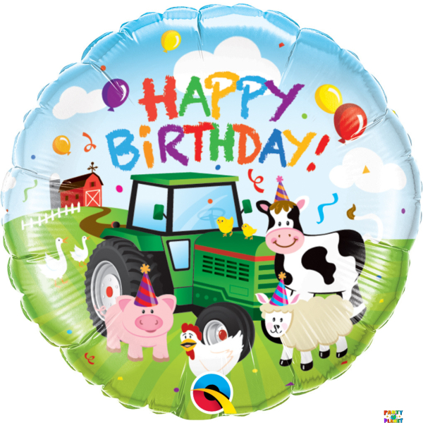 18" Birthday Barnyard Balloon #298