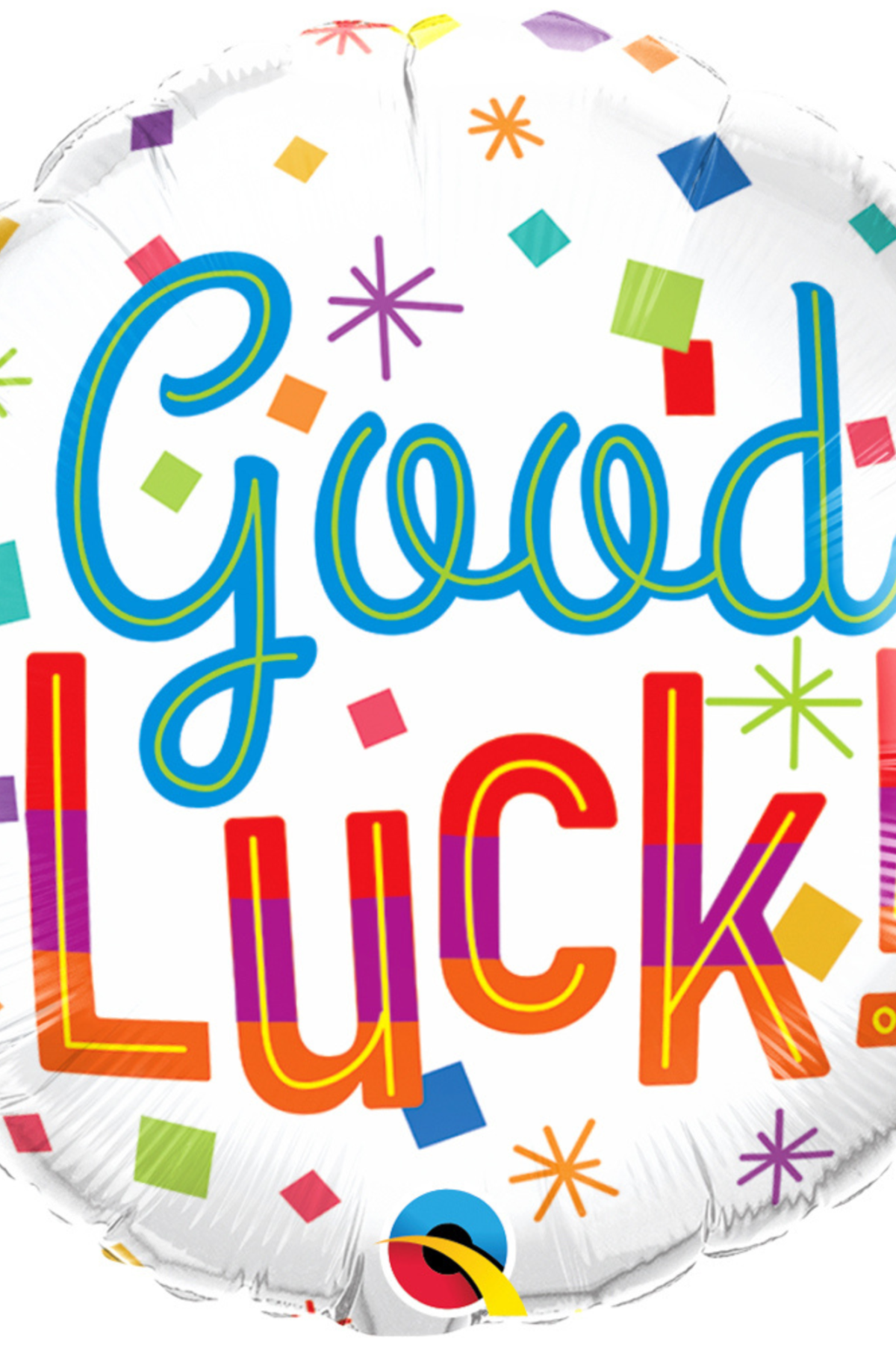 18" Good Luck Colorful Confetti #190