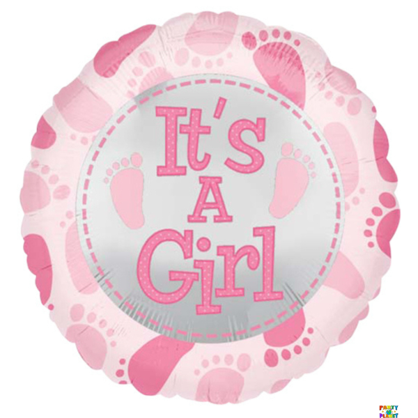 18" Cute Baby Girl Feet Balloon #141