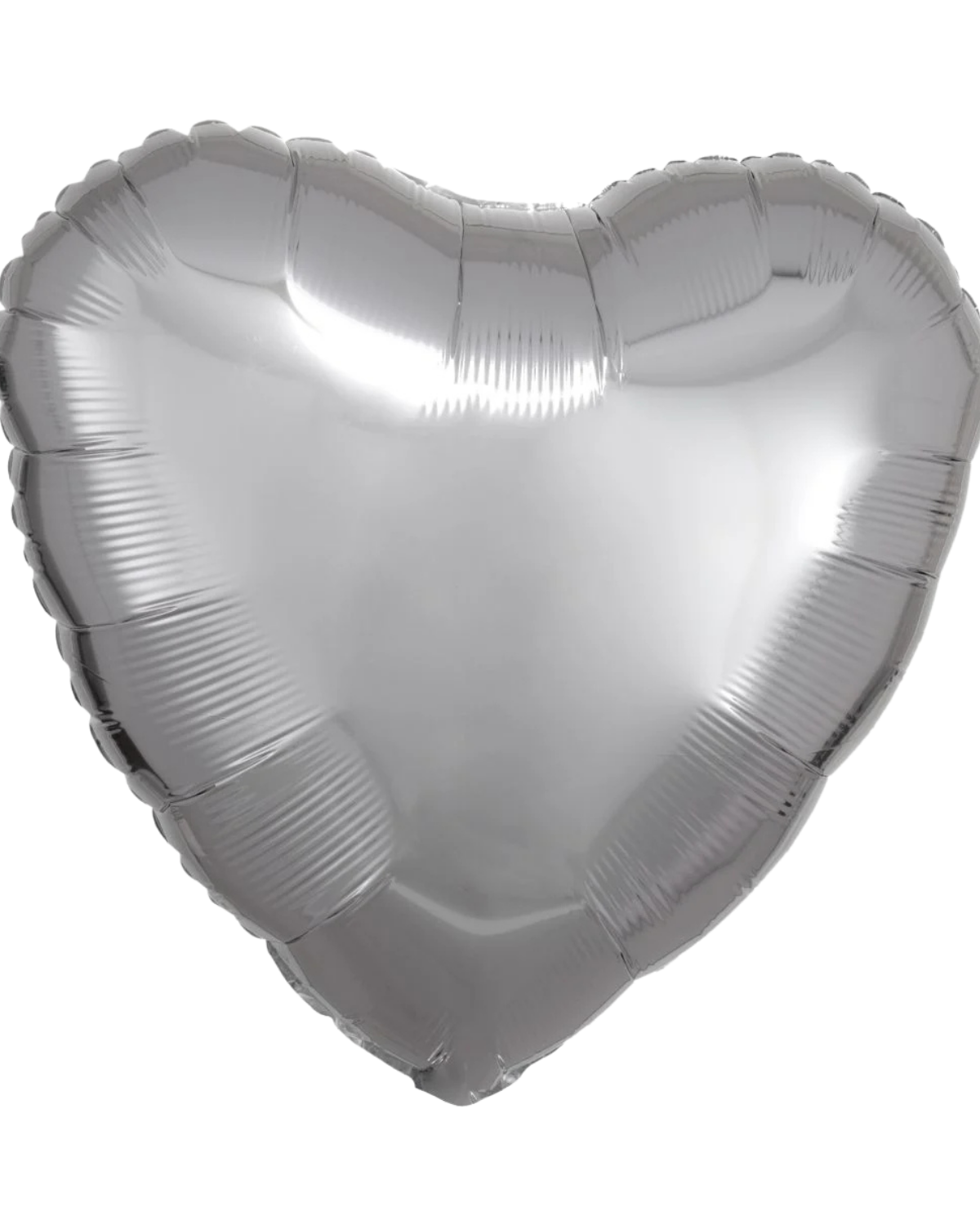 18" Silver Heart Mylar Balloon #755