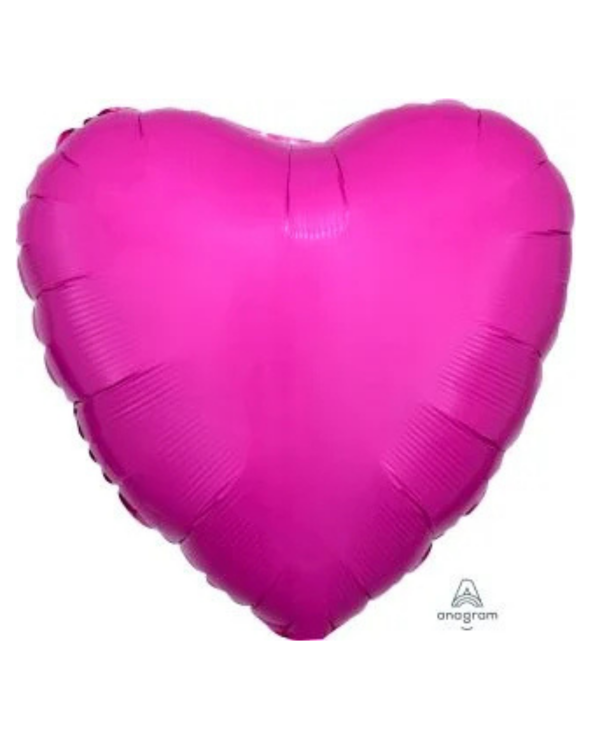 18" Fuchsia Hot Pink Heart Balloon #707