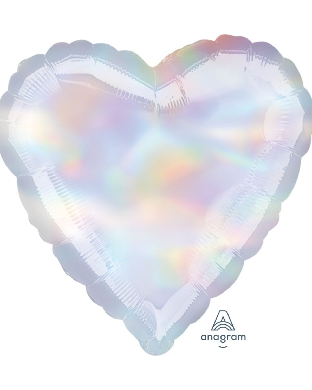 18" Iridescent Heart Balloon