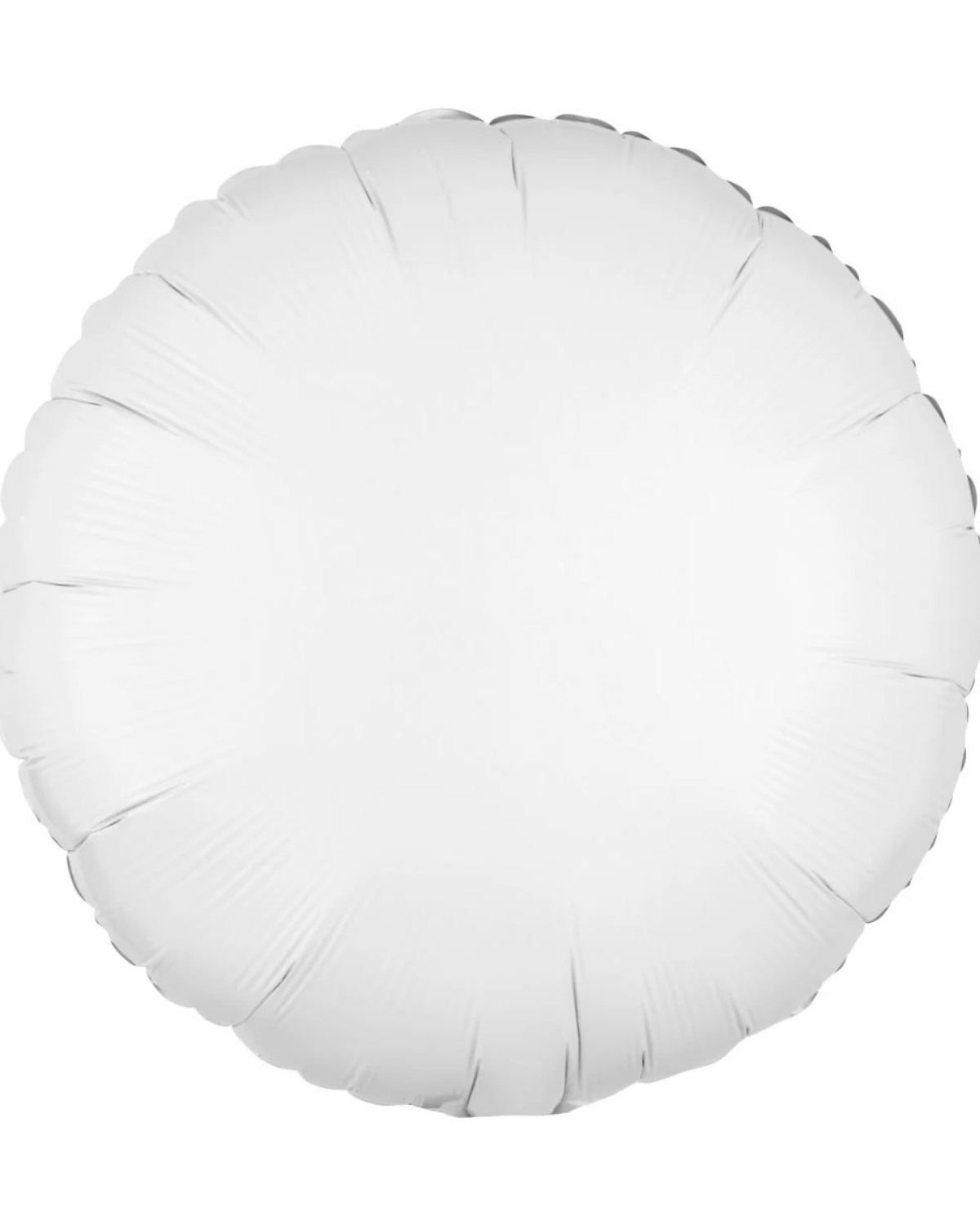 18" White Round Balloon #747